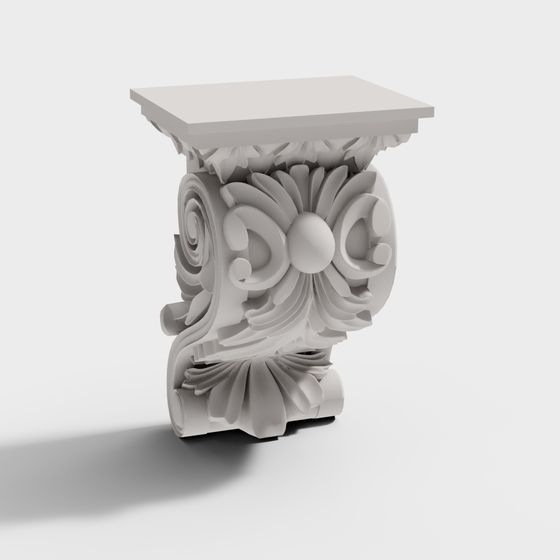 Classical Column 3D Model for Creative Projects