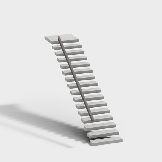 Floating Staircase 3D model