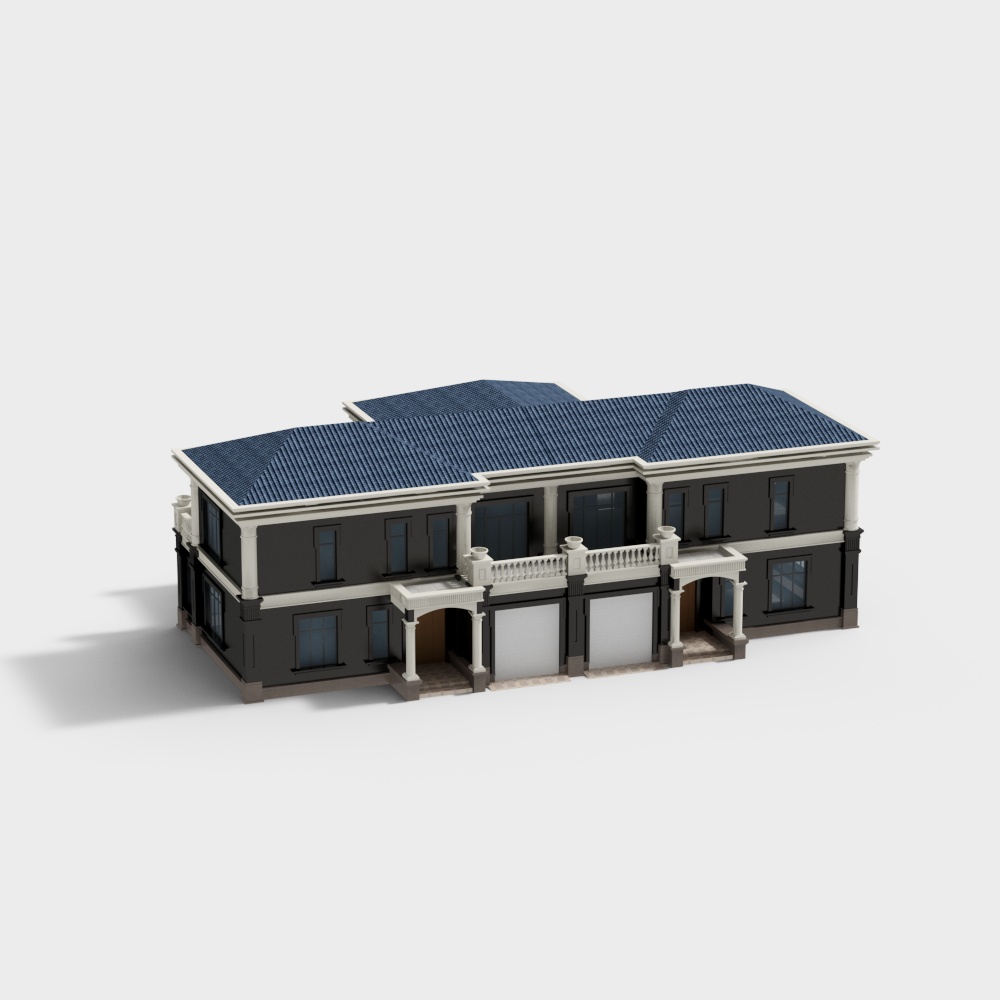 シンプルなヨーロッパのヴィラ