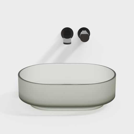 Modern Minimalist Sink 3D model