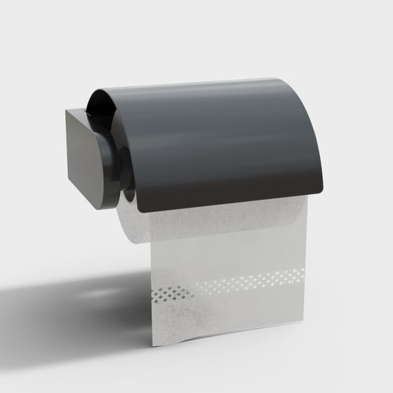 Futuristic Toilet Paper Holder 3D model