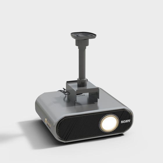 Elegant Sony Projector 3D model for Design and Development