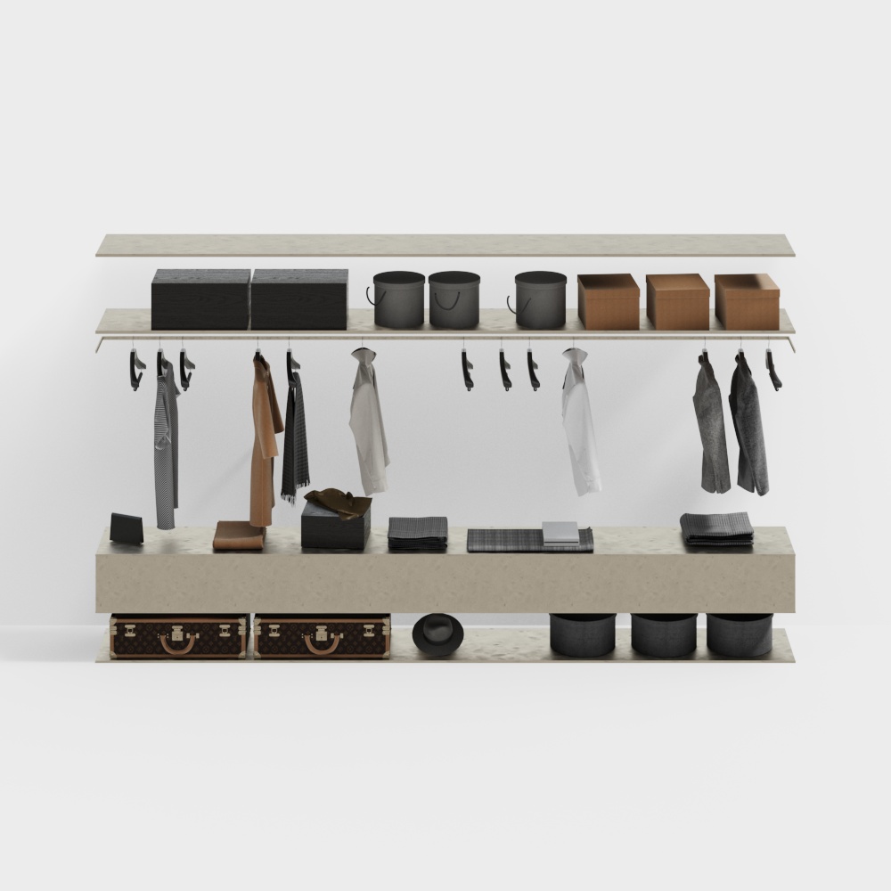 Un vestiaire moderne