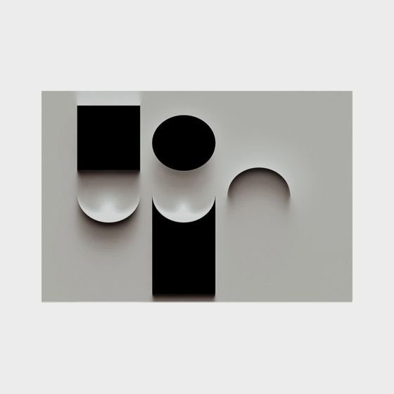 Abstract Geometric Sculpture 3D model for Creative Spaces