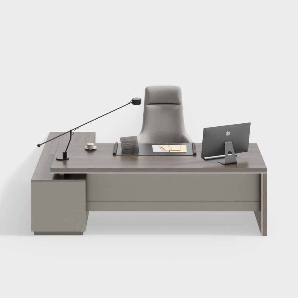 Modern office desk and chair combination