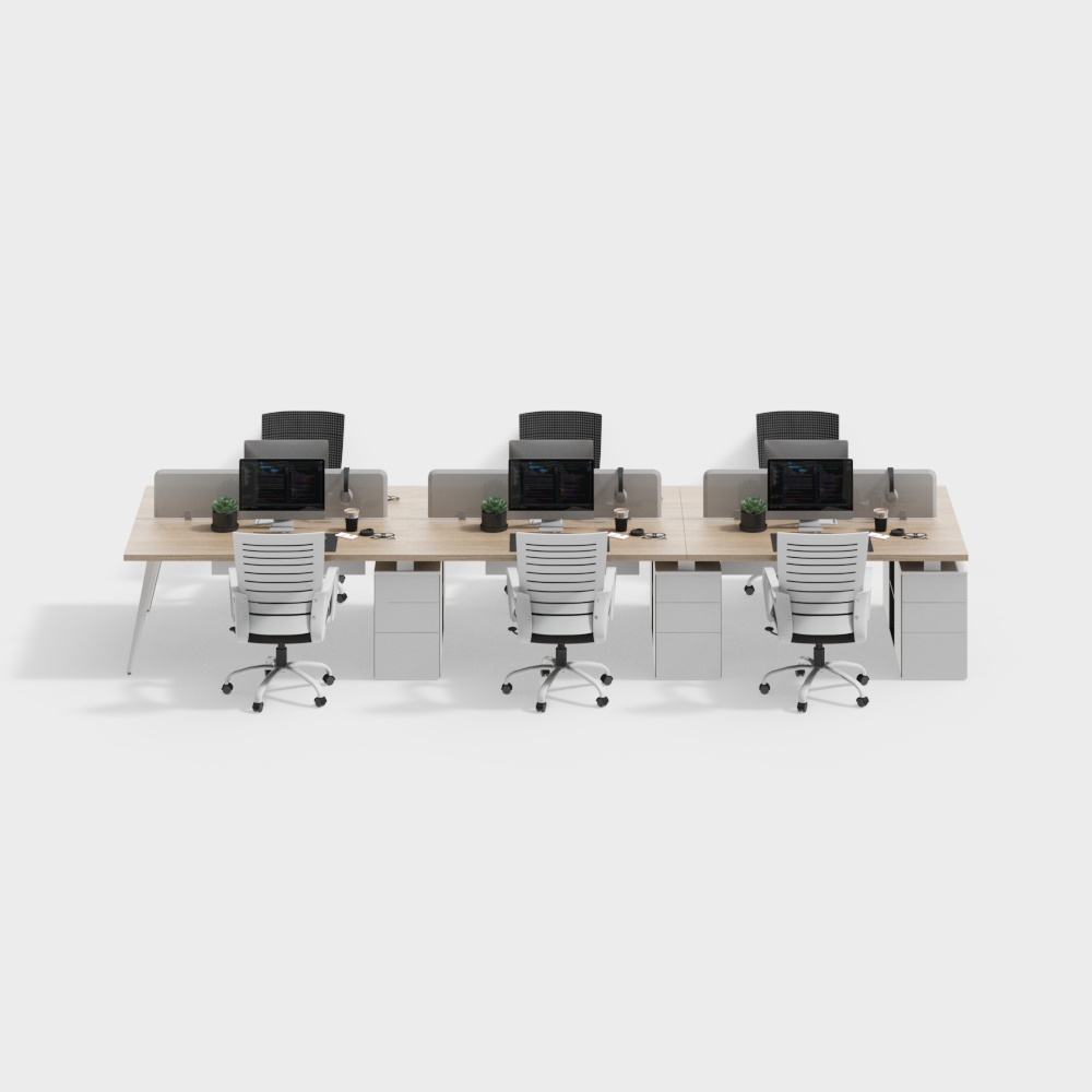 Modern office desk and chair combination