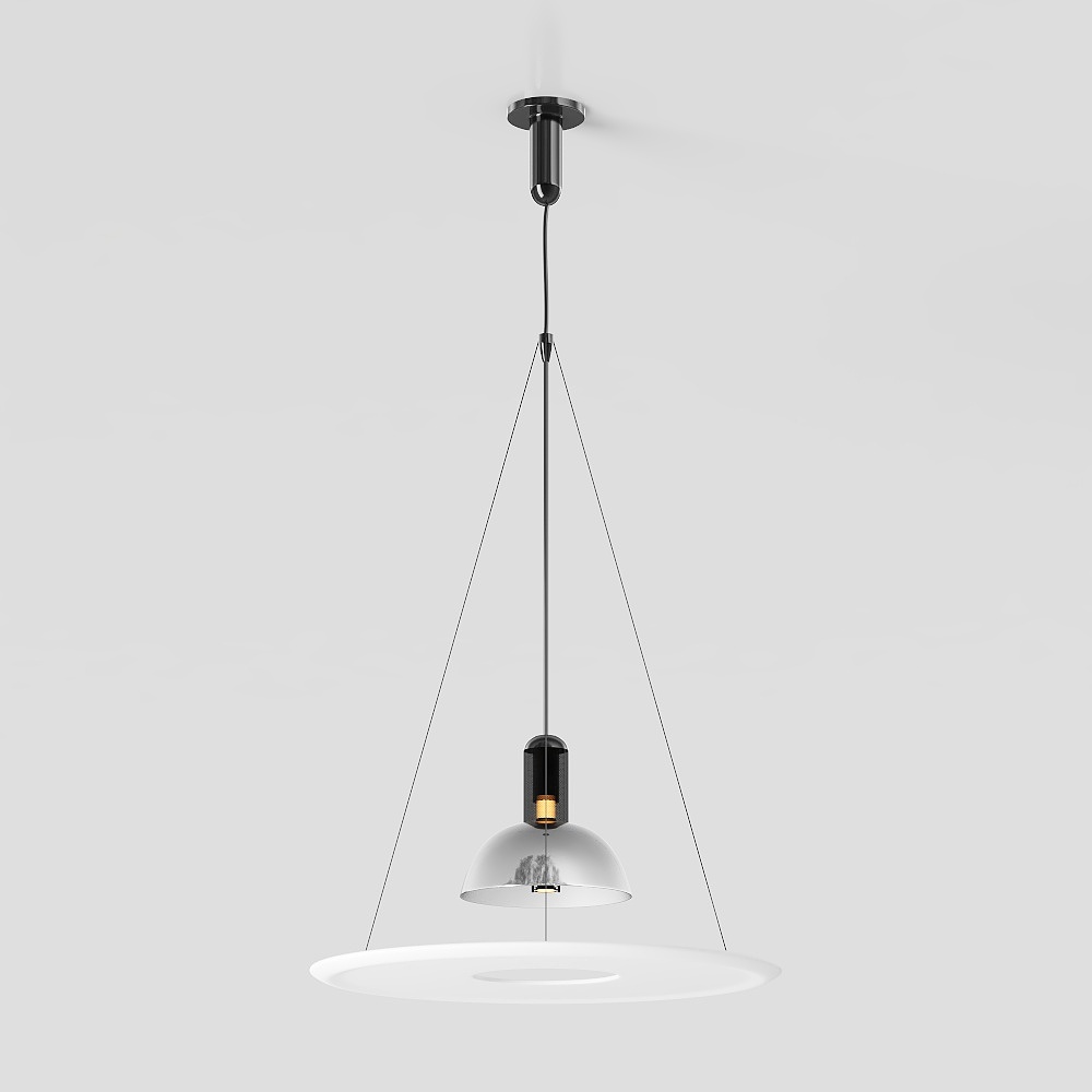 Modern Straw Hat Pendant Lamp