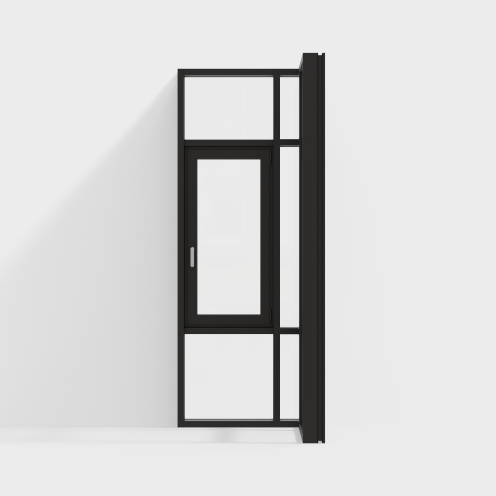 L shaped window