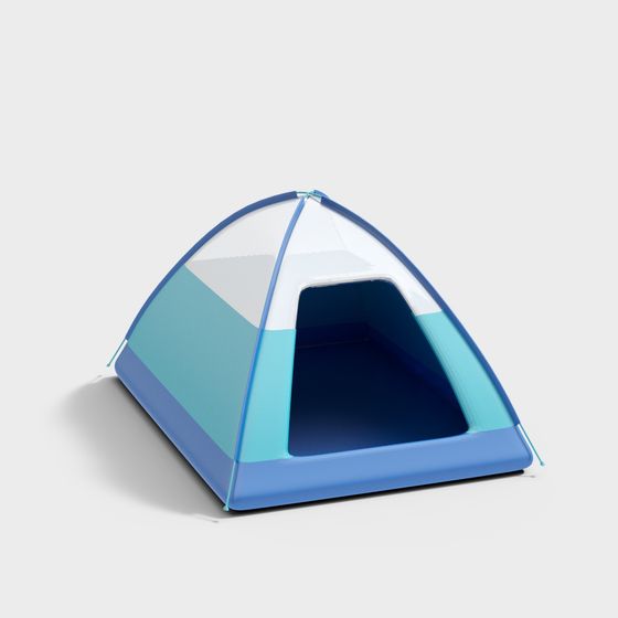 Tranquil Outdoor Tent 3D model for Creative Projects
