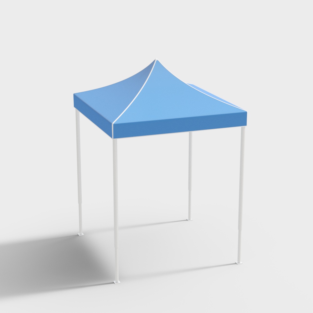 Modern Beach Tent 3D model