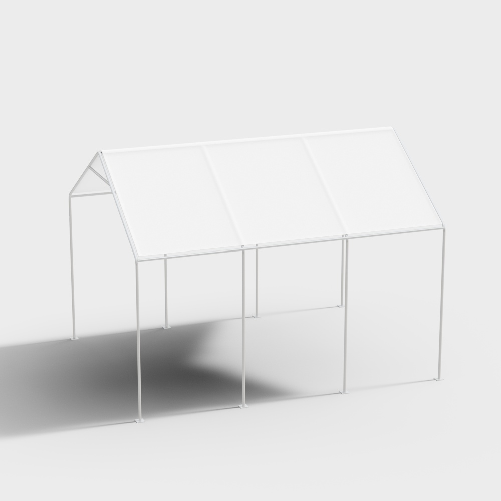 Modern Minimalist Greenhouse 3D model