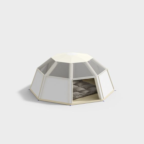 Geodesic Dome Pet House 3D model