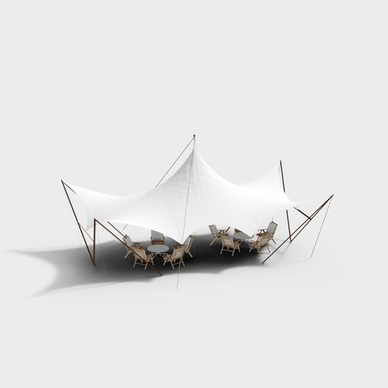 Outdoor Camping Tent 3D model