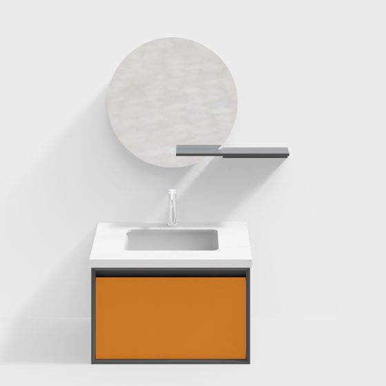 Urban Vanity 3D model for Modern Spaces