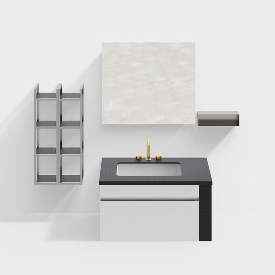 Urban Bathroom 3D model