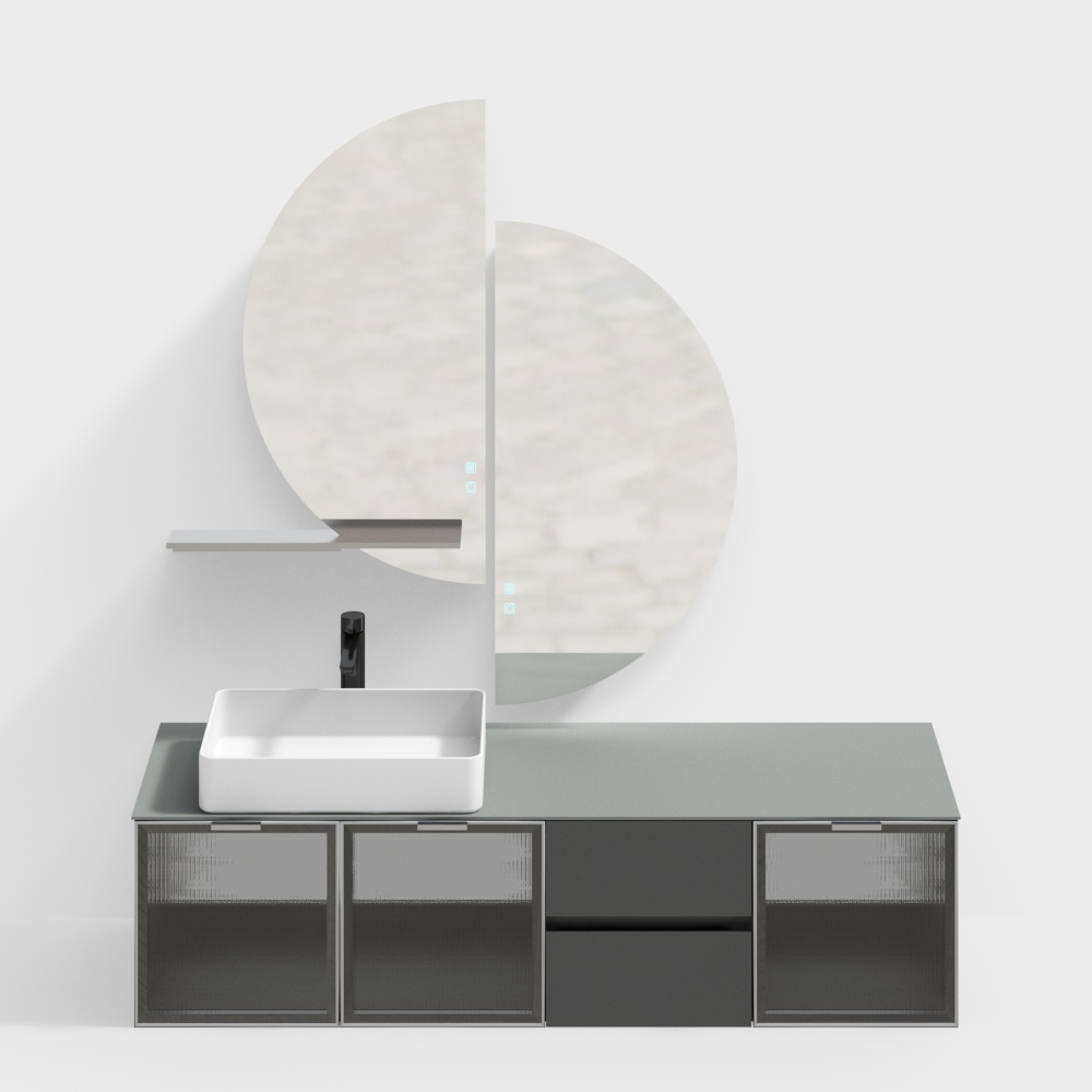 Rongs-Bathroom cabinet Combination bathroom cabinet