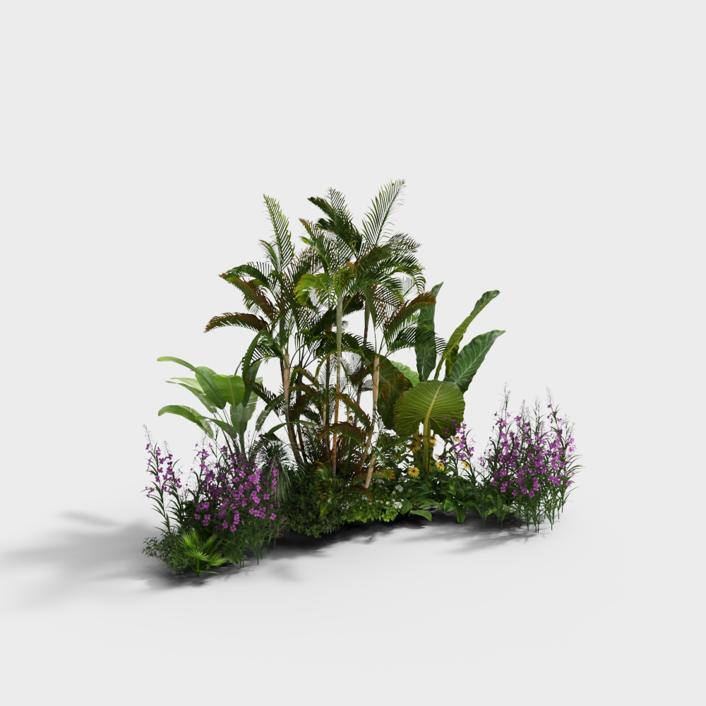 pile of flowers and plants