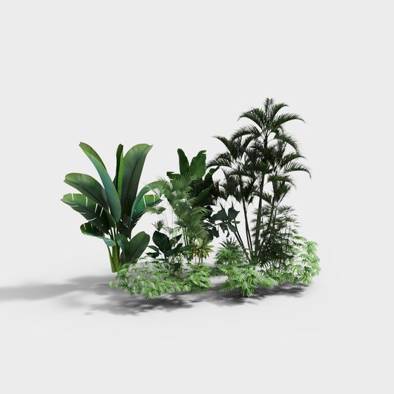 Jungle Oasis 3D model for Creative Projects