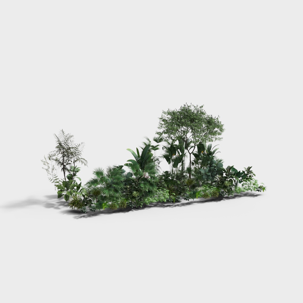 Jungle Secret 3D model for Immersive Environments