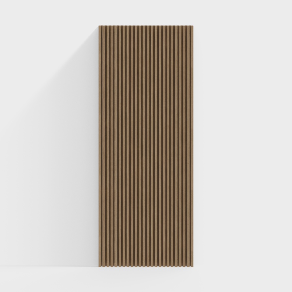 Modern wood veneer wainscoting