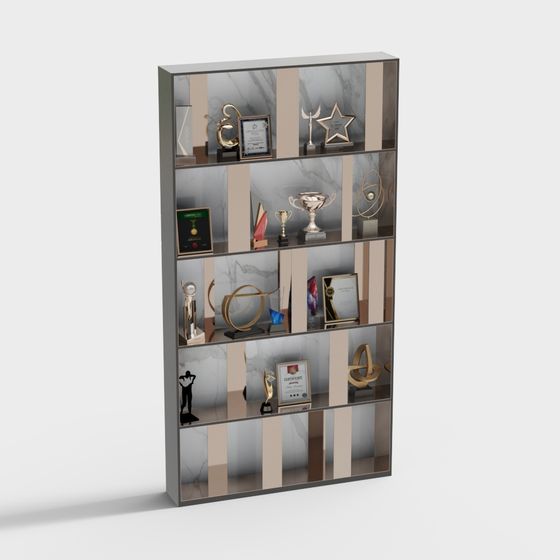 Marble Showcase 3D model