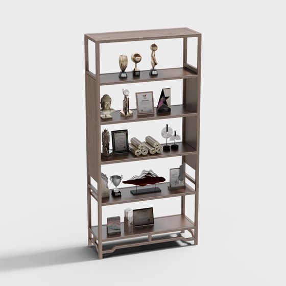 Urban Elegance Bookshelf 3D model