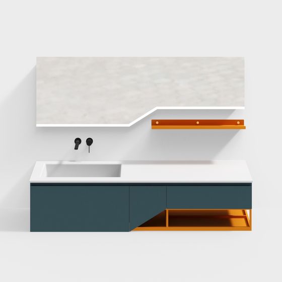 Urban Bathroom Vanity 3D model