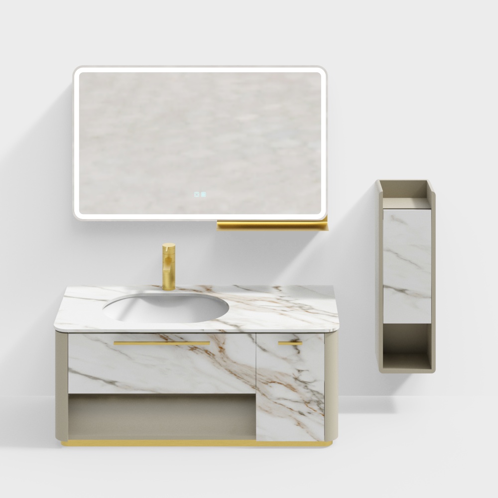 Rongs-Bathroom cabinet Combination bathroom cabinet