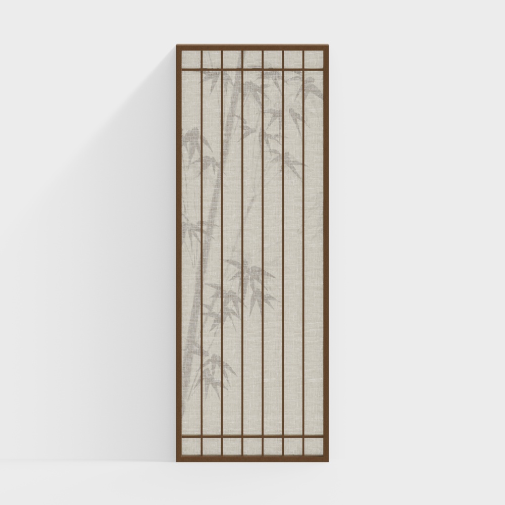 Chinese rice paper screen partition