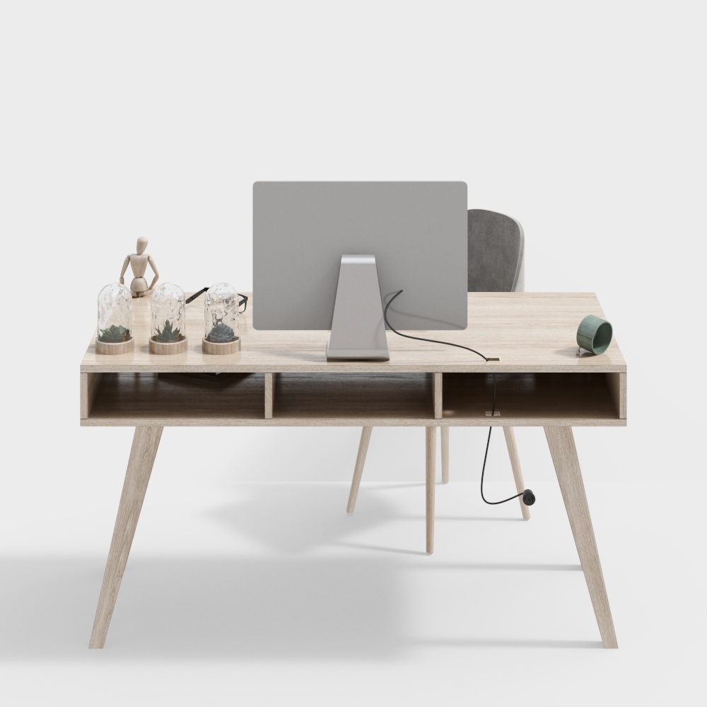 Modern office desk and chair combination