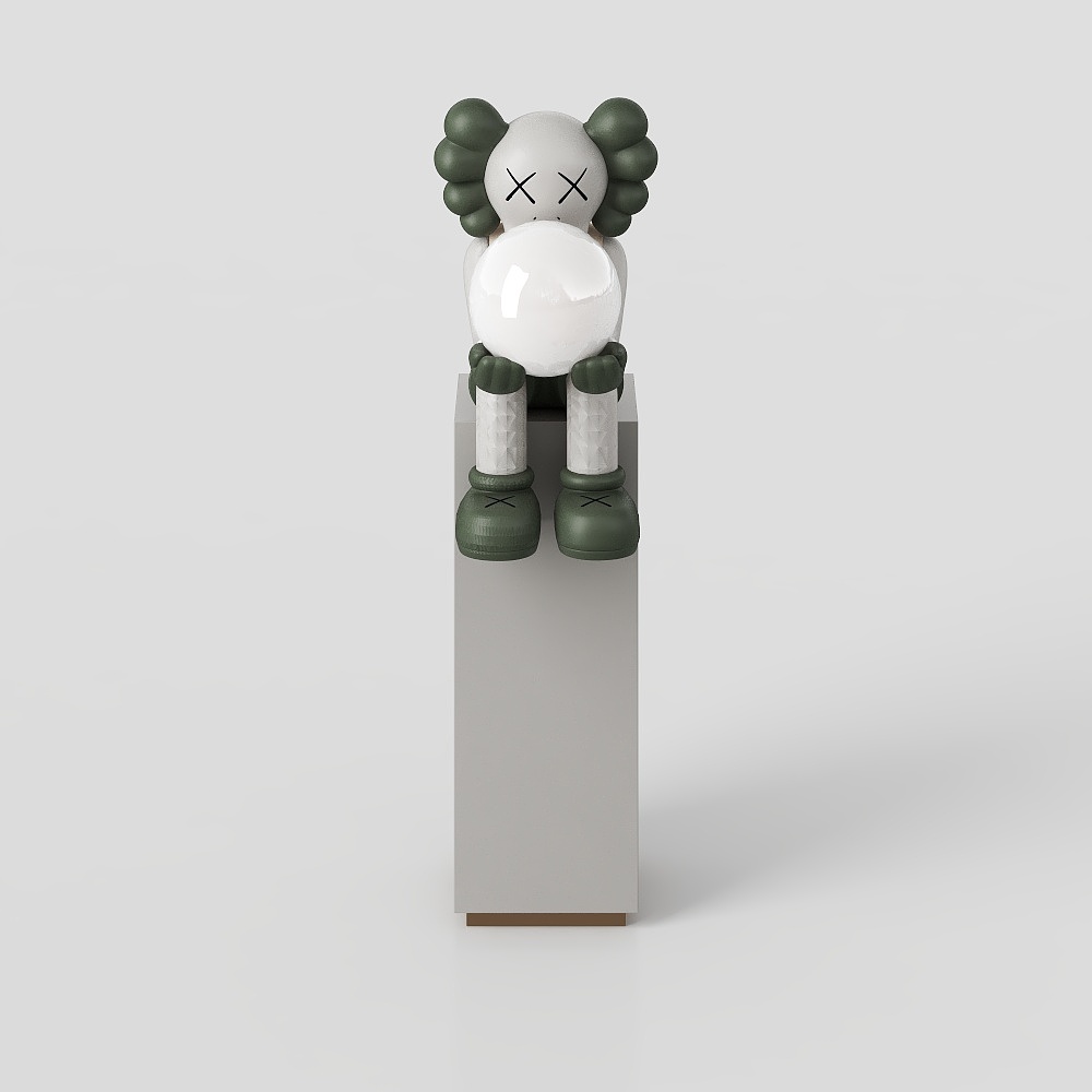 Modern popular Gloomy Bear doll floor lamp for living room