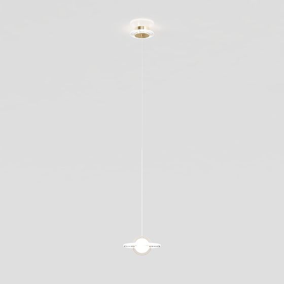 Elegant Pendant Light 3D model for Modern Design