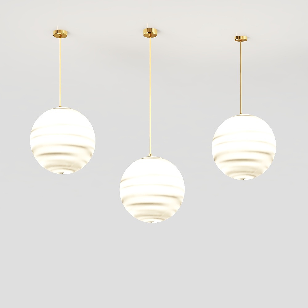 Restaurant Wabi-Sabi Moon Chandelier