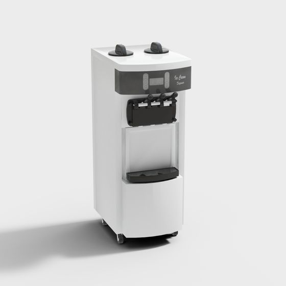 Stylish Ice Cream Machine 3D model for Creative Projects