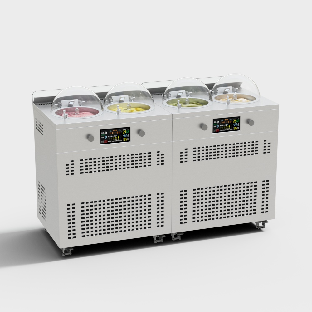 Modern ice cream machine