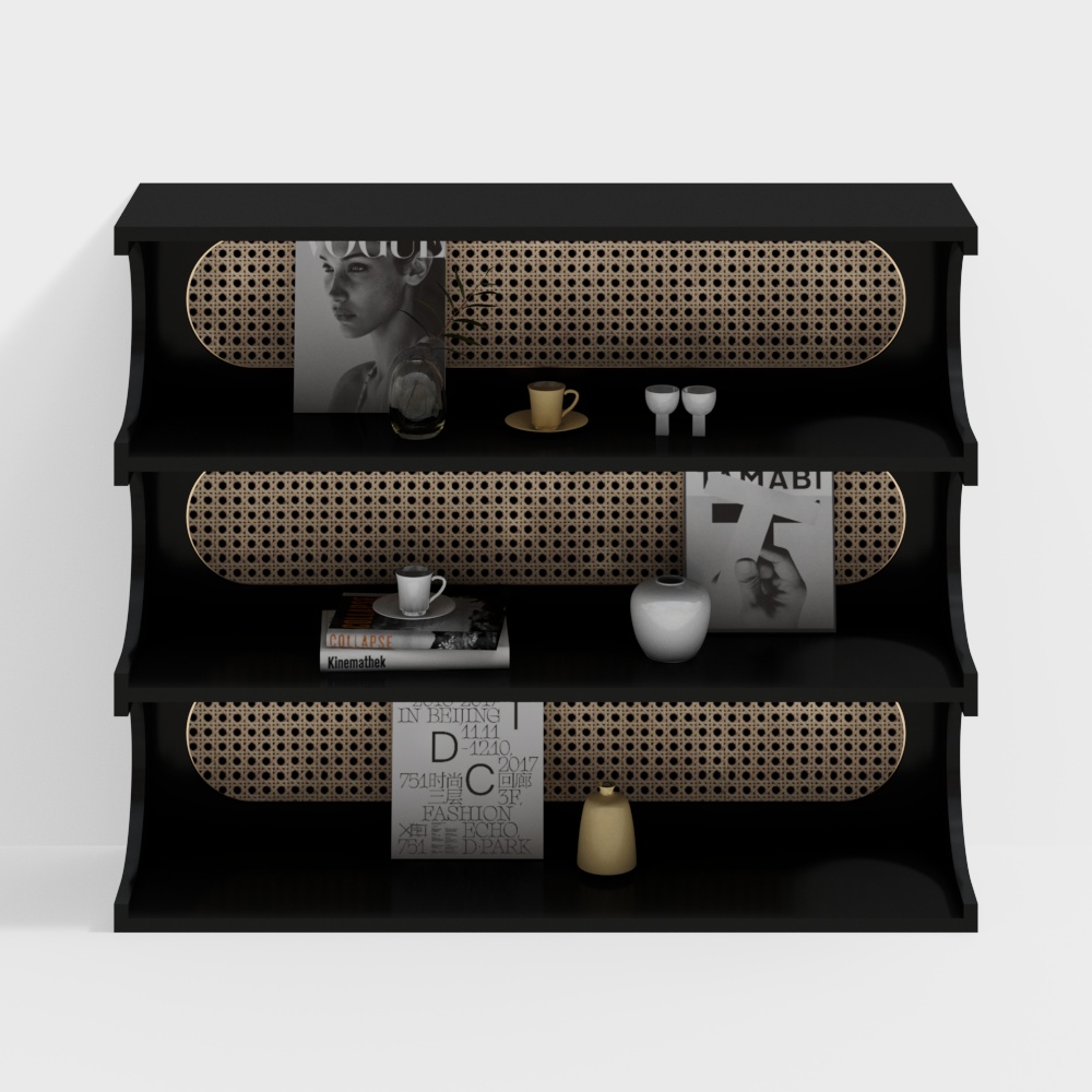 Tủ kệ kết hợp tủ hiện đại