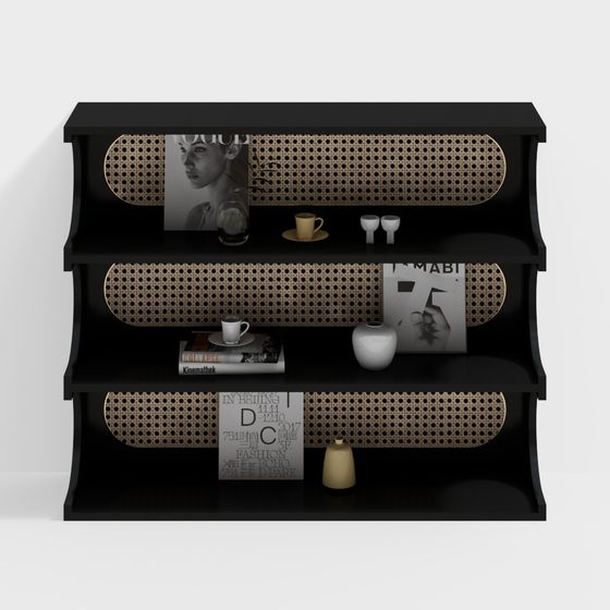 Tủ kệ kết hợp tủ hiện đại