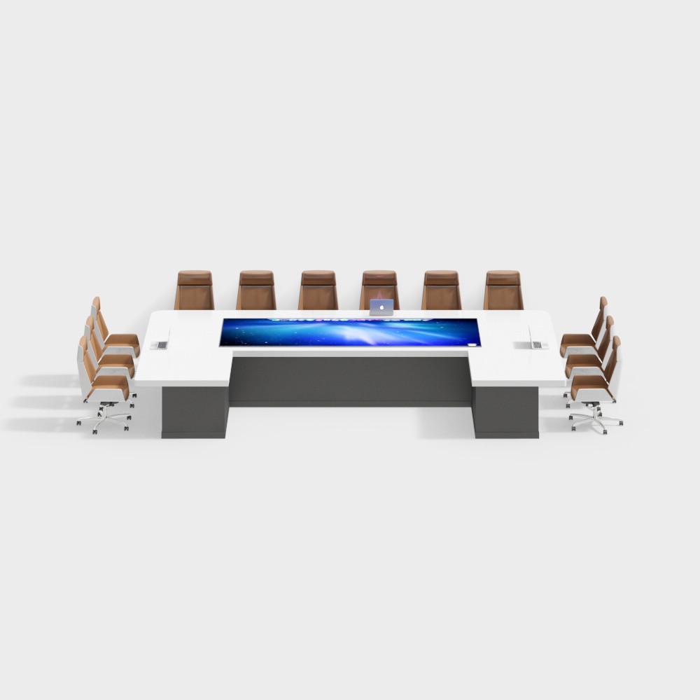 Combinaison de table et chaise de conférence moderne