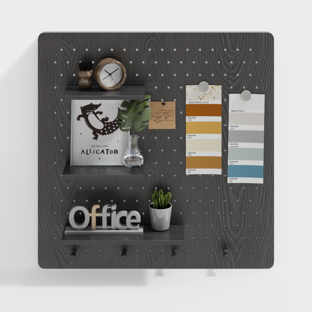 Đồ treo trang trí tường bảng lỗ hiện đại