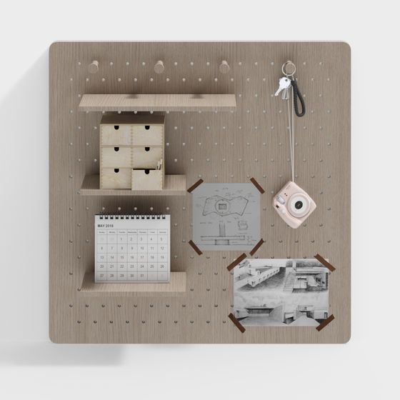 現代孔板牆面裝飾吊飾