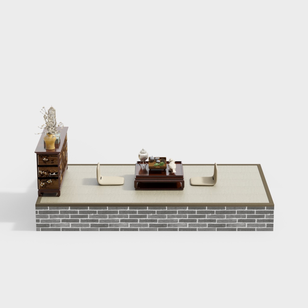 中式榻榻米臥室