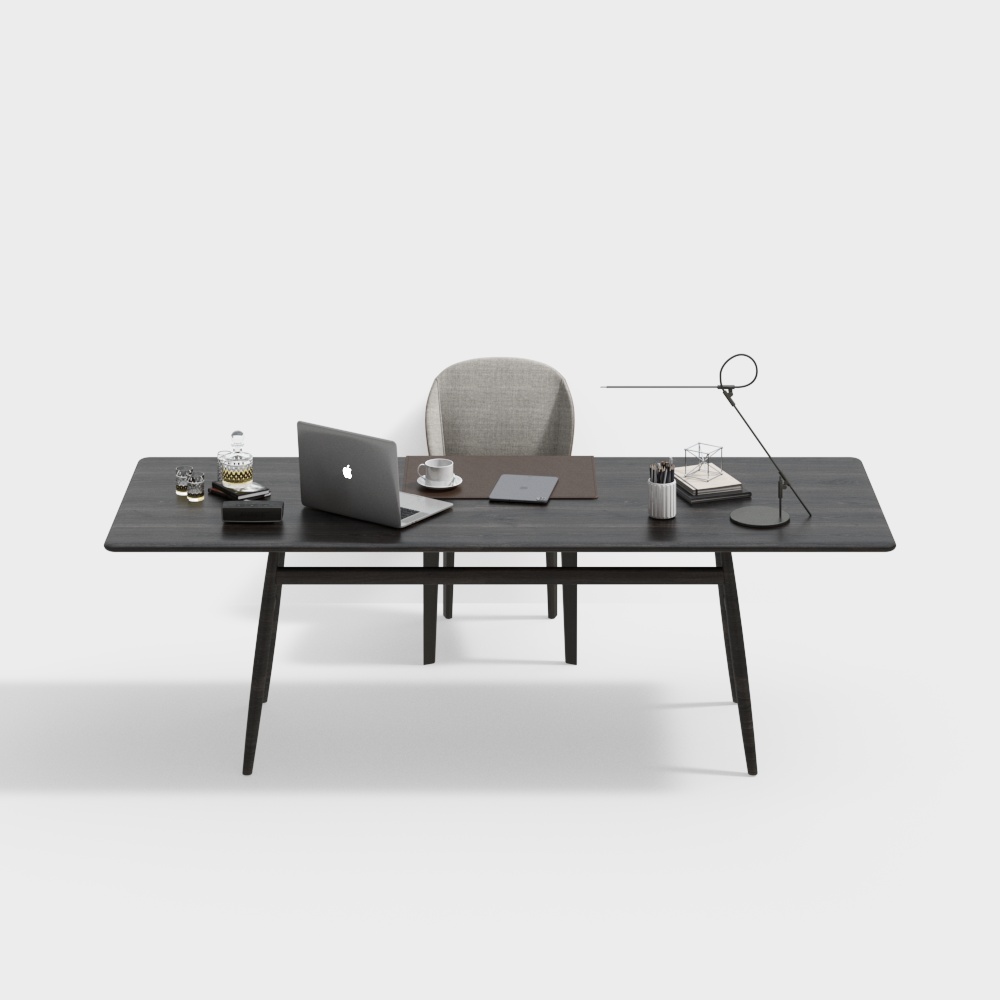 Combinaison de bureau d'étude et chaise moderne