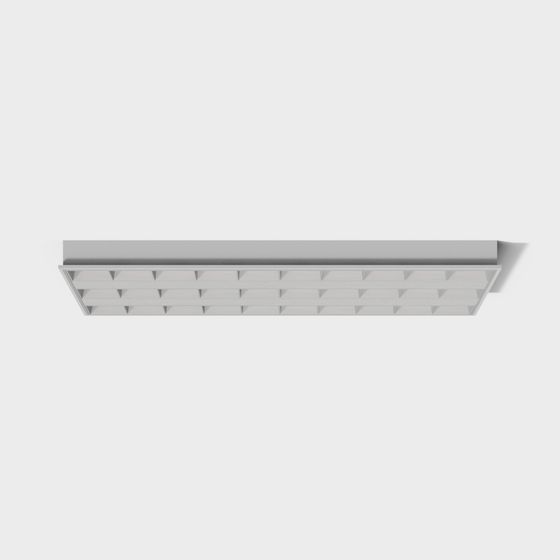 Minimalist Low-Polygon Ceiling Light Fixture 3D model