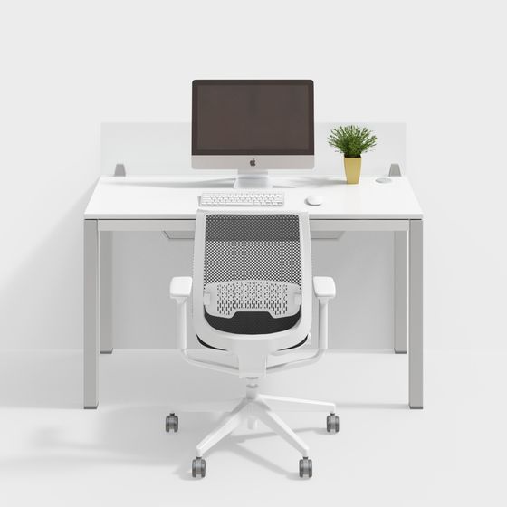 현대 스타일 사무실 데스크 및 의자 조합