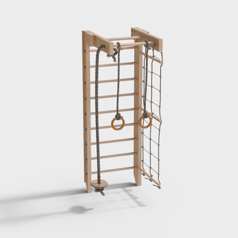 Children's climbing ladder amusement equipment