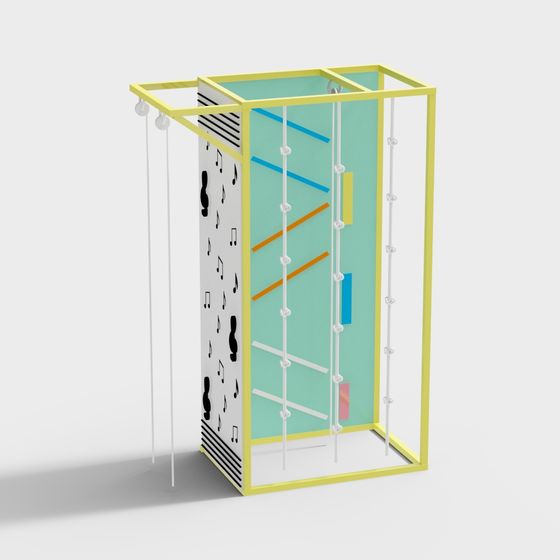 City Notes Low-Poly Building 3D model