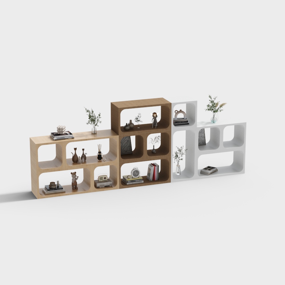 現代裝飾架書架架