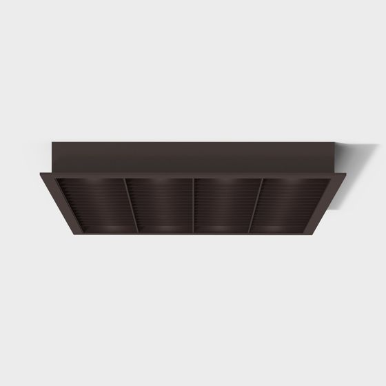 Unique Low-Poly Ceiling Vent 3D model