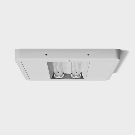 Industrial-Style Ceiling Light 3D Model