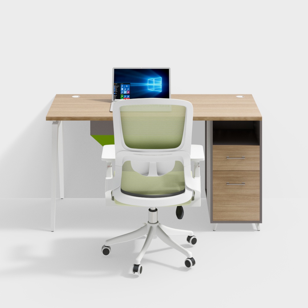 ชุดโต๊ะทำงานและเก้าอี้แบบทันสมัย
